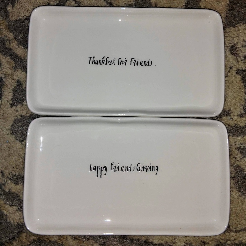 Rae Dunn Thanksgiving trays